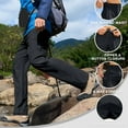 thumbnail image 4 of Xcmzpl Fishing Hiking Pants for Men Waterproof Quick Dry Pants for Wading Big and Tall Lightweight Breathable Outdoor Cargo Pants with Pocket, 4 of 6