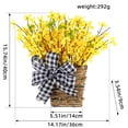 thumbnail image 3 of Orangide Spring Decor Door Basket, Sunflower & Dried Vine Hanging Basket for Door, Fall Floral Welcome Sign for Front Door, Outdoor Indoor Porch Patio Wall Home Decor, 3 of 9