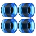 thumbnail image 1 of Uxcell Roues de Croisière Souples 70mm 78A Roues de Rue Remplacement de Roues de Planche à Roulettes PU Clair Bleu 4 Pack, 1 of 5