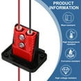 thumbnail image 4 of 1Set 2AWG,4AWG,6AWG 120A Embedded Plug Mounting Panel with Dust Cover,Red, 4 of 6