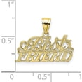 thumbnail image 3 of 10K BEST FRIEND Pendant Yellow Gold Material Vibrant Unique Sparkling Made for expressing your unique story, 3 of 4