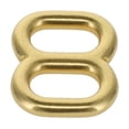 thumbnail image 5 of 20114 Natural Brass, Double Loop, Solid Brass-LL, 1-1/2", 5 of 10