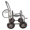 thumbnail image 6 of GDF Studio 4-Wheel Portable Garden Hose Reel Cart with Storage Basket, Rust Resistant Water Hose Holder, Dark Gray, 6 of 18