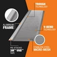 4 ft. L x 5 in. W Stainless Steel Micro-Mesh Gutter Guard (40 ft. Kit