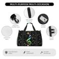 thumbnail image 3 of Easygdp Music Notes Bolsa de Gimnasio, Bolsa de Viaje Duffel, Bolsa de Fin de Semana con Compartimentos, Bolsa de Mano para Noche, 3 of 5