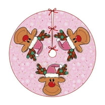 Christmas Tree Skirt Christmas Classic Elements Decorations Tree Skirt Christmas Tree Bottom Decors Apron Gift