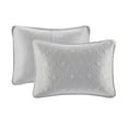 thumbnail image 6 of Regency Heights Quebec 3 Piece Bedspread Set Lightweight Reversible Bedding Set, King, Grey, 6 of 15