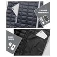 thumbnail image 5 of Little Donkey Andy Women's Insulated Hooded Hiking Jacket, Lightweight Puffer Warm Jacket with Synthetic Insulation Grey L, 5 of 6
