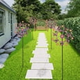 thumbnail image 4 of Solar Wind Spinners Outdoor for Yard and Garden, 51“Butterfly Metal Garden Wind Sculptures Stake with LED Lights Double-layer，Solar Windmill Kinetic Spinner for Garden Lawn Patio Decoration, 4 of 7