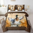 thumbnail image 1 of YST Mallard Duck Bedding Set, Cute Animal Comforter Set, Rustic Farmhouse Lake House Style, 7-Piece, Twin Size, 1 of 4