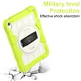 thumbnail image 5 of ELEHOLD Hybrid Rugged Case for iPad 10th Gen 10.9" 2022, Heavy Duty Shockproof Cover with 360° Rotation Handstrap Kickstand Detachable Shoulder Strap Pencil Holder for iPad 10.9 Inch,Green, 5 of 8