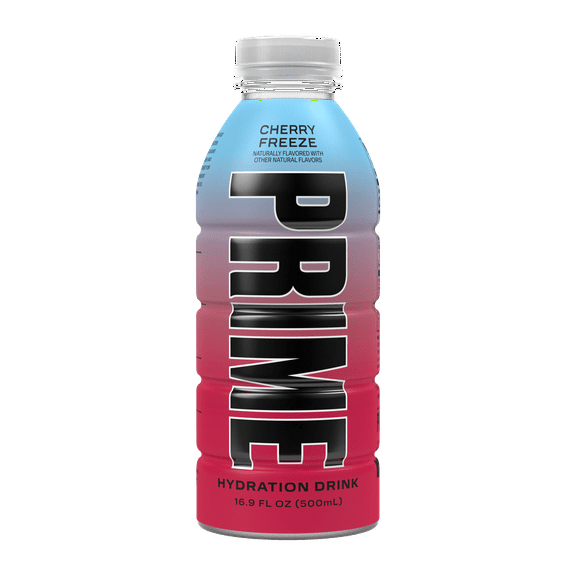 Prime Hydration Drink, Cherry Freeze Limited Time Only, 16.9 fl oz (Single Bottle)