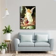 thumbnail image 5 of Guardian Angel With Children On Bridge Poster Canvas Picture Printing Wall Art Decoration Posters Aesthetic Living Room Bedroom Home Background Decor (Framed,12×18inch), 5 of 7