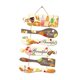 thumbnail image 3 of Letrero de Pared Decorativo Placa de Madera Colgante con Frases Inspiradoras Arte de Pared Único con Utensilios de Cocina Y Patrones de Alimentos Inst, 3 of 9