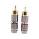 thumbnail image 2 of Conector RCA Phono macho, adaptador de conector sin soldadura, terminales AV de Audio, 2 of 6