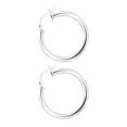 thumbnail image 2 of JewelStop 925 Sterling Silver Hoop Earrings - 25 mm (0.98 Inch.) X 3 mm (0.12 Inch.), 2 of 5
