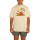 thumbnail image 1 of Junk Food - Camiseta con gráfico de Snoopy para hombre, diseño de feliz Halloween, color blanco, pequeña, 1 of 5