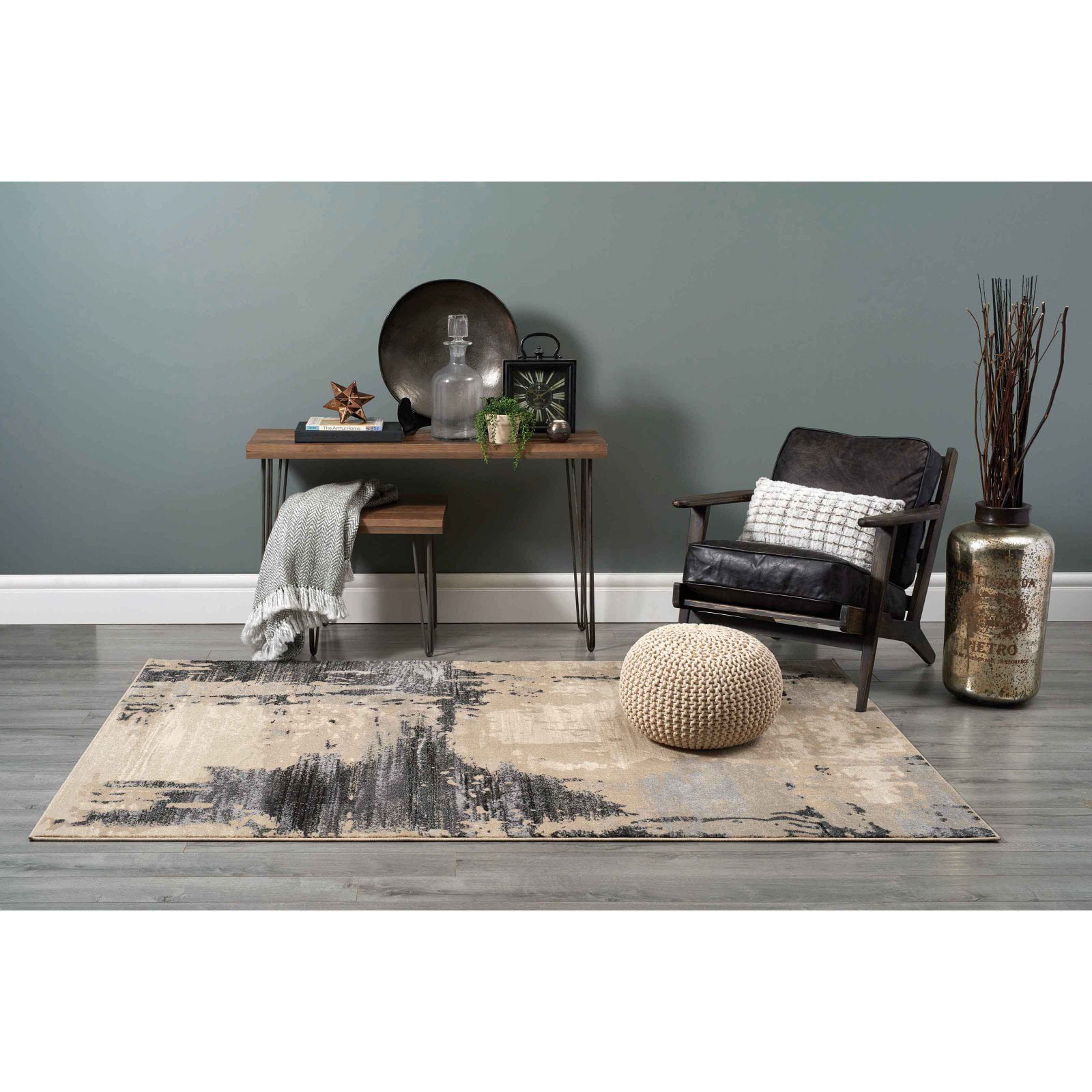 Alpine Rug Co. Palladium Organic Haze Area Rug