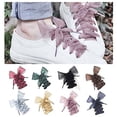 thumbnail image 4 of 1 Paire Lacets Mode Ruban Chiffon Décontracté Lacets Plats, 4 of 6