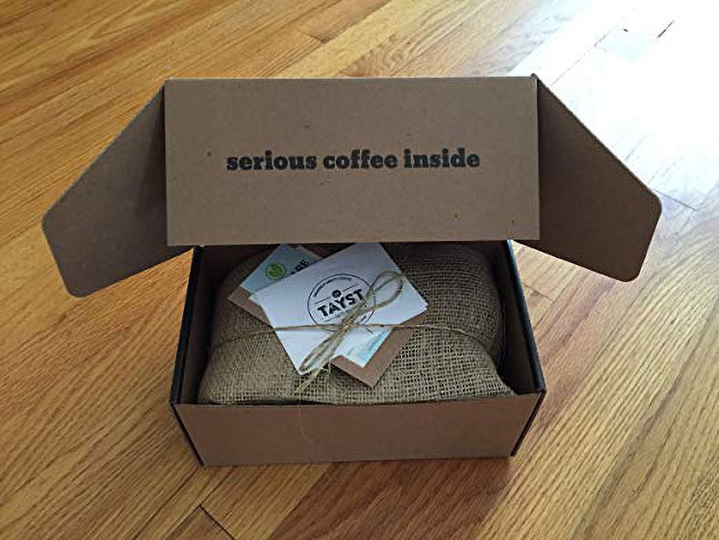 Tayst Medium Roast Coffee Pods | 100 ct. Medium Sample Box | 100% Compostable Keurig K-Cup compatible | Gourmet Coffee in Earth Friendly packaging