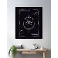thumbnail image 2 of The Moon Poster Wall Art, Modern Wall Decor For Living Room Bedroom, 8x12 UNFRAMED, 2 of 3