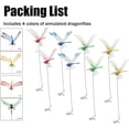 thumbnail image 3 of HaCpiu 20Pcs 3D Dragon Fly Clips Outdoor Decor, 12" Fake Dragonfly Clip Decor, Realistic Insect Garden Decoration for Patio, Lawn, Hat Clip Accessories & Yard Decor, 3 of 5