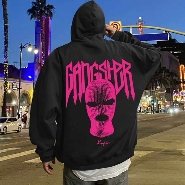 WILLBEST Sudadera con Capucha Gráfica para Hombre, Comodidad y Estilo Diarios XXXGrande