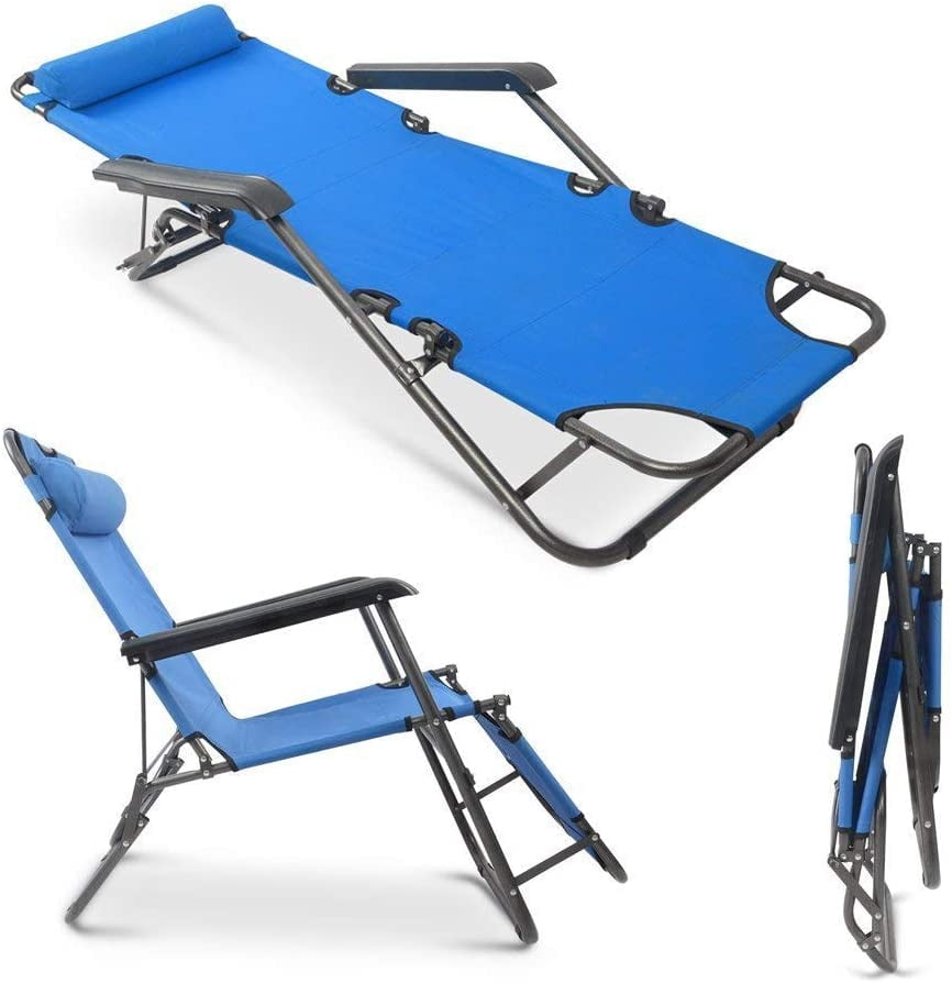 Folding Camping Reclining Chairs, Outdoor Folding Lounge Chairs
