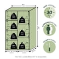 thumbnail image 4 of Furinno LUDER Book Shelf, 7-Cube Bookshelf, Bookcase, 9.4 x 19.5 x 41.7, for Living Room, Bedroom, Home Office, Darkwood, 4 of 5