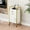 White, variant on Black and Gold Salon Rolling Cart with Wheels, Mobile Beauty Trolley with 2 Drawers, Salon Station with Storage Cabinet for Hair Stylist, Rolling Beauty Station for Barbershop, Spa & Tattoo