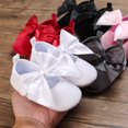 thumbnail image 3 of Yoyauz Baby Girl Mary Jane Shoes Anti Slip Rubber Sole Ballet Slippers Princess Dress Wedding Shoes Newborn Kids Shoes Toddler Shoes（0-12 Month）, 3 of 8