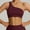 Red, variant on YOGA Butterluxe Womens One Shoulder Sports Bra - Sleeveless One Strap Low Impact Asymmetrical Workout Yoga Tops full chest sports bra