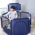 thumbnail image 2 of Baby Playpen Interactive Kids Play Playard Ocean Ball Safety Gate 6 Panel Fence (balls not Include), 2 of 3