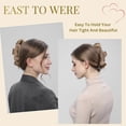 thumbnail image 3 of Square 12-Pack Nonslip Matte Hair Claw Clips for Women - Large & Medium Size Set (4.33” & 1.97”), Strong Hold for Thin, Thick & Curly Hair, Multicolor Claw Clips for Updo, Bun & Ponytail, 3 of 7