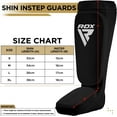 thumbnail image 3 of RDX Shin Guards MMA Instep Foam Pads Support Boxing Leg Guard Muay Thai Foot, 3 of 6