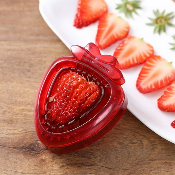 Suncoda Fruit Slicer, Strawberry Slicing Knife Is Suitable for Homemade Bread Cake Kitchen Baking Special Strawberry Slicing Cake Fruit Platter Strawberry Dicing Knife