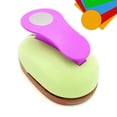 thumbnail image 1 of GFDYREE Crafts Lever Punch 1-1/2 inch Circle Punch DIY Handmade Paper Puncher, 1 of 7