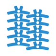 thumbnail image 1 of Rivenza 10 Pieces Tape Shoulder Pre Cut Elastic Athletic Strap Firm Support Sturdy Construction Breathable Material Comfortable Fit Muscle Support Blue, 1 of 8