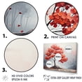 thumbnail image 3 of Designart "Blaze Of Red Maple" Tree Maple Floater Framed Wall Art Living Room, 3 of 5
