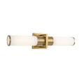 thumbnail image 5 of AC11772WB Artcraft Lighting Positano - 2 Light Bath Vanity-4.7 Inches Tall and 20.8 Inches Wide-Brushed Brass Finish-White Glass Color, 5 of 6