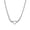Necklace Silver, variant on Trendy titanium steel Cuban chain heart-shaped necklace, 18K gold-plated openwork flat snake chain heart pendant necklace for women.