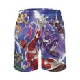 thumbnail image 3 of Power Rangers Mens Board Shorts Quick Dry Swim Trunk Lightweight Soft Swimsuit Youth Bathing Suit for Boys S, 3 of 8