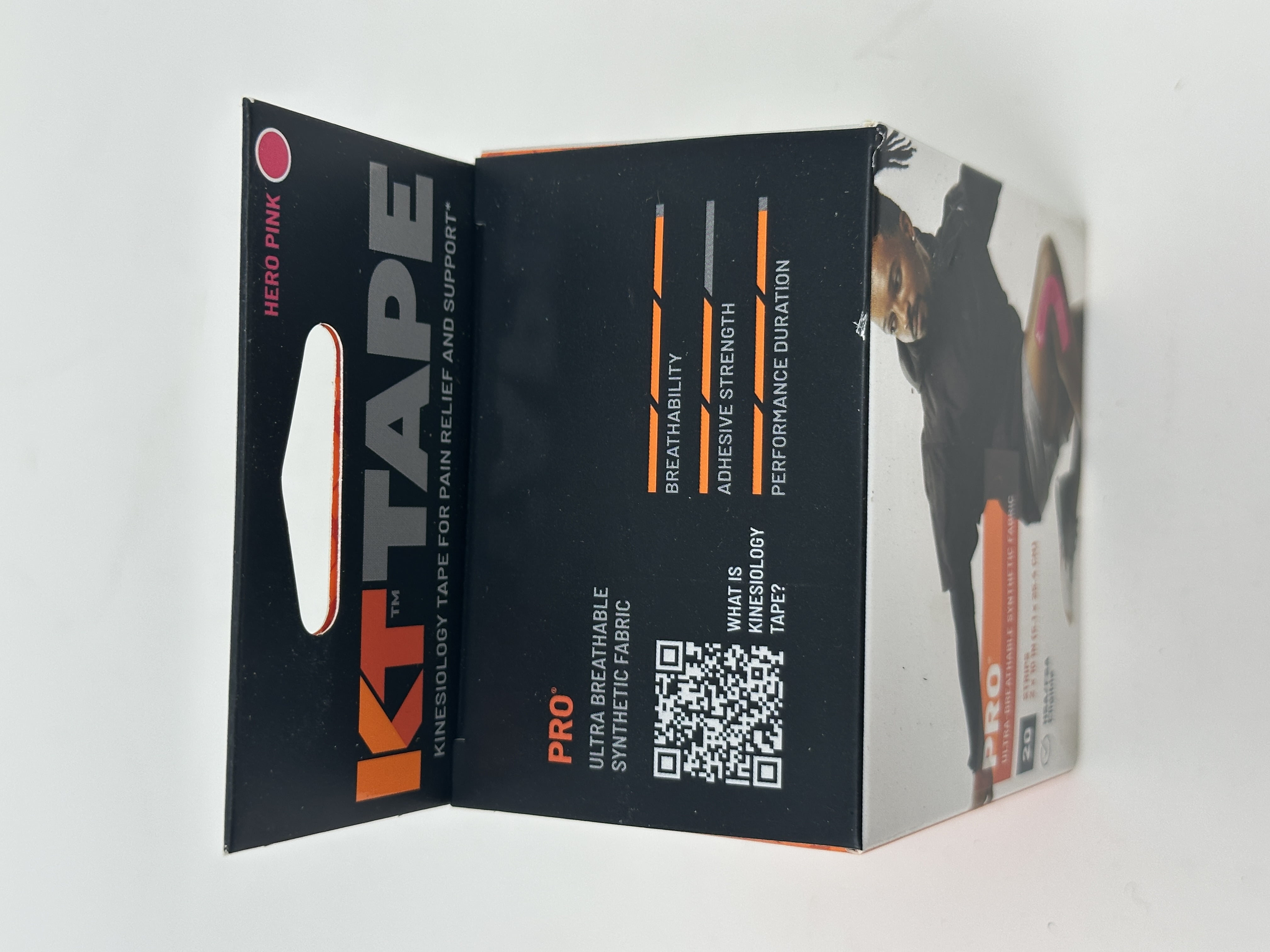 KT Tape Pro, Pre-Couper, 20 Bandes, Synthetique, Rose