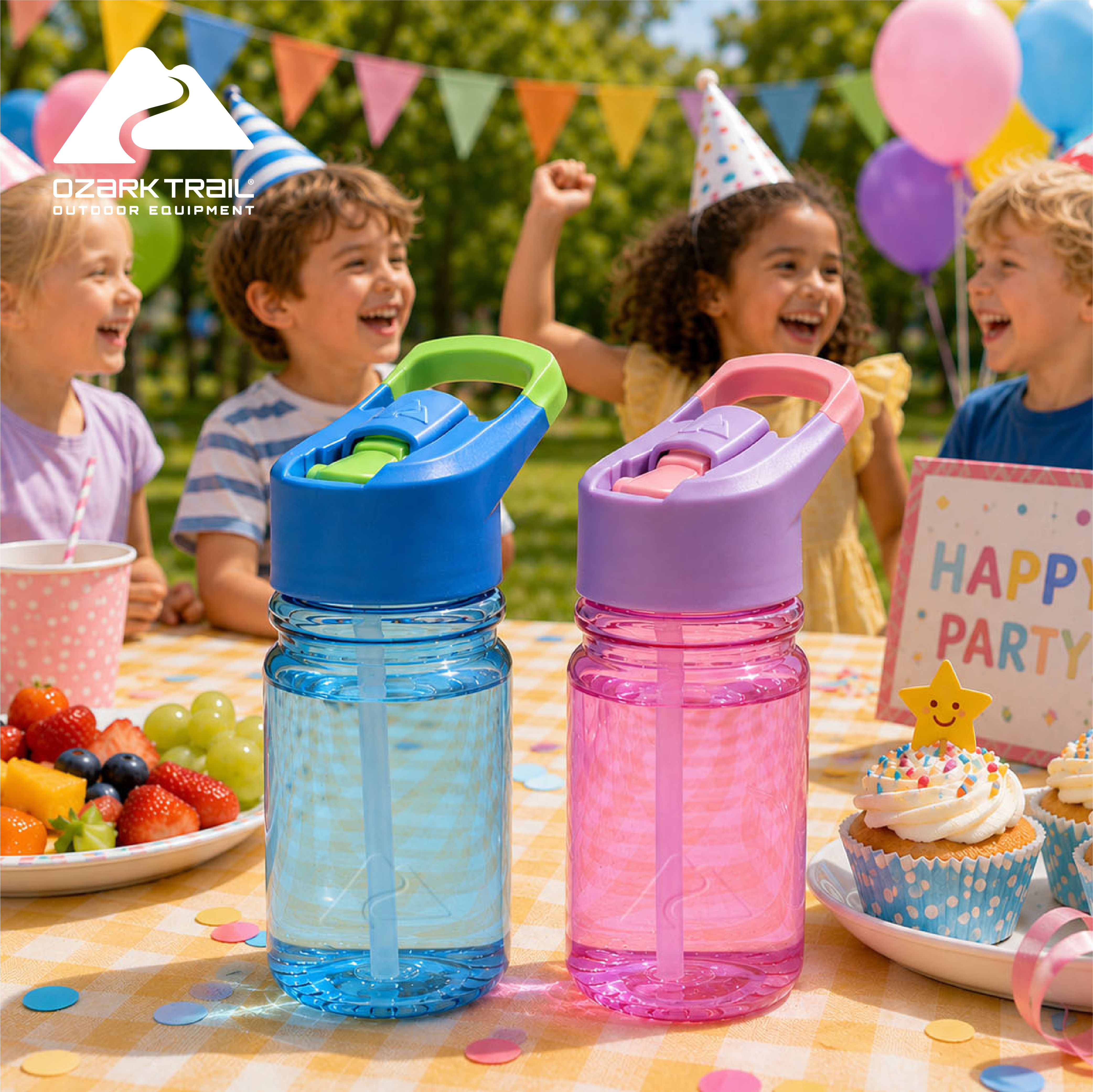 Ozark Trail Kids' Tritan Flip-Top Water Bottle 12 oz photo 8
