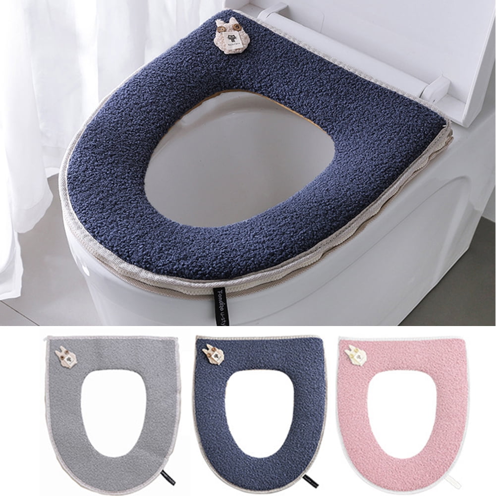 Travelwant Toilet Seat Covers Washable Thicker Bathroom Soft Toilet
