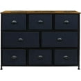 thumbnail image 4 of Sorbus Organisateurs de Tiroir de Commode et de Garde-Robe, Noir Rustique, 4 of 8