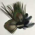 thumbnail image 5 of Elegant Rhinestone Feather Hairpins Bridal Wedding Party Hair Accessories Barrettes, 5 of 7