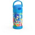 thumbnail image 4 of Thermos Kids Bouteille d'eau isotherme sous vide avec paille rabattable, 355 ml, Sonic, 4 of 5