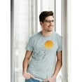 thumbnail image 2 of Flower Woman With The Sun T-Shirt Men -Smartprints Designs, Male Large, 2 of 4