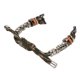 thumbnail image 4 of Pulsera de repuesto para reloj inteligente, elegante banda elástica de nailon tejida a mano para Xiaomi Mi Band 8, camuflaje forestal, 4 of 5